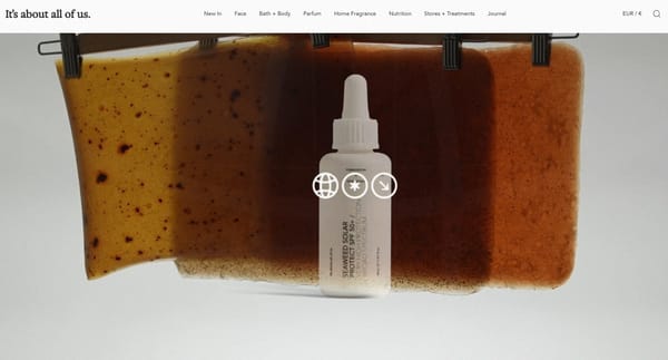 When a beauty brand chooses to erase itself